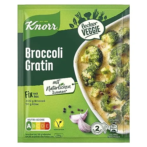 Produktbild Knorr Fix Broccoli Gratin Beutel, 23er Pack (23 x 49 g)