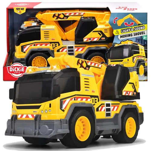 Baufahrzeug Interaktiver Orange Baggi 30cm Licht Sound