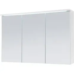 Badezimmerspiegelschrank TWO, B 100 cm mit LED-Beleuchtung