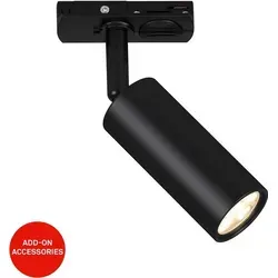 Briloner Rail Schienensystem, Dimmbar, Schwenkbar, Drehbar, Kombinierbar, Schwarz, Ø4 x 10 cm - Schwarz