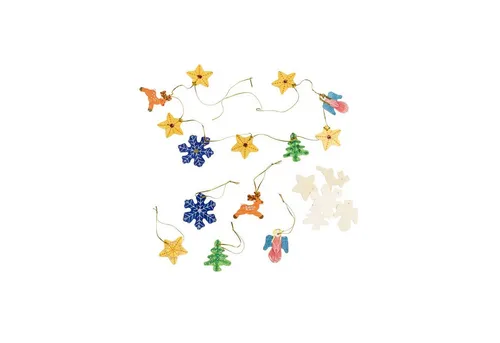 Produktbild EDUPLAY Experimentierkasten Weihnachtsdeko aus Holz 50er Set