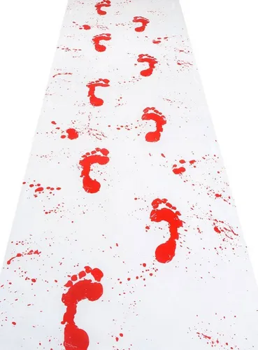 Boland Dekoobjekt Blutiger Teppich - Horror Halloween Deko, Horror Halloween Deko