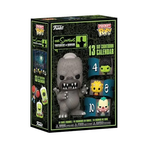 FK78343 - Simpsons Pocket POP! Treehouse of Horror Adventskalender, 13-Tage Countdown mit 13 coolen Pocket POP! Minifiguren