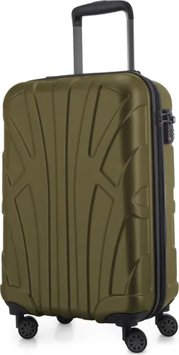 SUITLINE Handgepäck Koffer 55x35x20 cm, TSA, 4 Rollen, 42L - Optimal für jede Airline: Der kompakte Handgepäckkoffer (55 x 35 x 20 cm, 2,4 kg) überzeugt durch robustes Material und cleveres Innenlayout. Ideal für Wochenendausflüge oder Geschäftsreisen, mit leichtgängigen Doppelrollen für höchsten Komfort.
