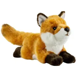 Carl Dick Fuchs liegend, ca. 21cm - Kuscheltiere: Hochwertiger liegender Rotfuchs mit weichem Fell, antiallergisch und schwer entflammbar. Ideal zum Kuscheln und Spielen für Groß und Klein.