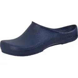 Birkenstock Klassik Birki Schuhe blau Gr. 35 - Clogs aus Polyurethan mit antistatischen Eigenschaften, bei bis zu 80°C waschbar. Ideal für Beruf und Freizeit, bietet maximalen Komfort und eine rutschhemmende Sohle für Sicherheit.