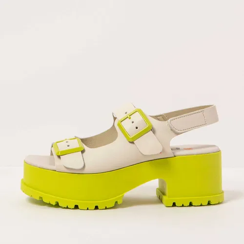 *art Sandalen mit hoher absatz 1821 NAPPA CREAM-PISTACHO/ MANCHESTER Farbe Cream-pistacho