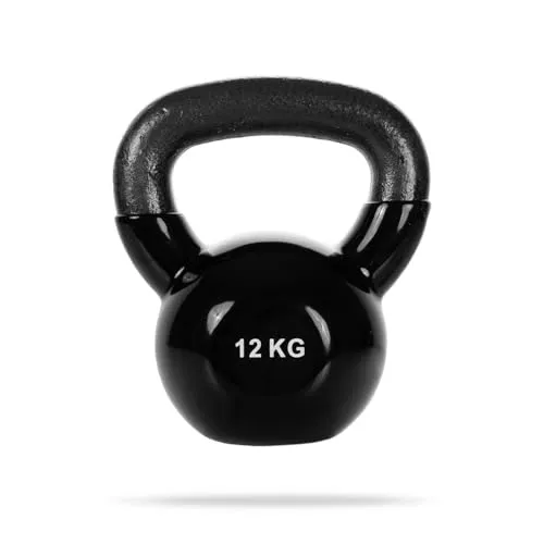 GymBeam Kugelhantel - Vielseitiges Kettlebell-Kugelgewicht für Ganzkörper-Heimtraining, aus Eisen und Vinyl, erhältlich in Verschiedenen Gewichtsvarianten (16 Kg)