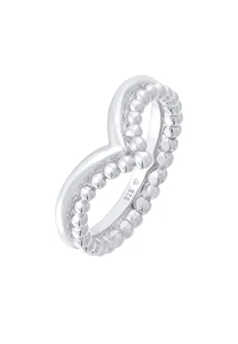 Elli Ring Damen Kugel Design aus 925 Sterling Silber - Eleganter Damenring aus 925 Sterling Silber, handgefertigt und anlaufgeschützt. Perfekt für jeden Anlass, ob festlich oder leger - ein Must-Have für moderne Frauen.