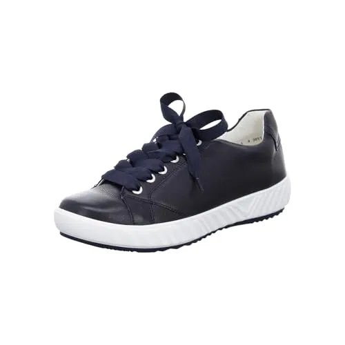 ARA Damen AVIO Low-cut Sneaker in Blau, Größe 38.5 - Damen-Sneaker mit Wechselfußbett für optimalen Komfort und individuelle Anpassung.