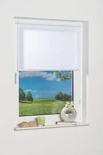 K-home 541780-1 Klemmfix-Minirollo, Weiß Tageslicht 40 x 150 (B x L)