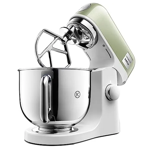 Kenwood kMix Editions KMX760GR - 5 l Küchenmaschine mit 1000 Watt, hochwertigem Metallgehäuse und 3-teiligem Patisserie-Set, ideal für kreative Kochabenteuer