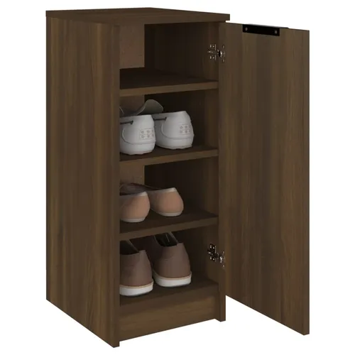 vidaXL Schuhschrank Braun Eichen-Optik 30x35x70 cm