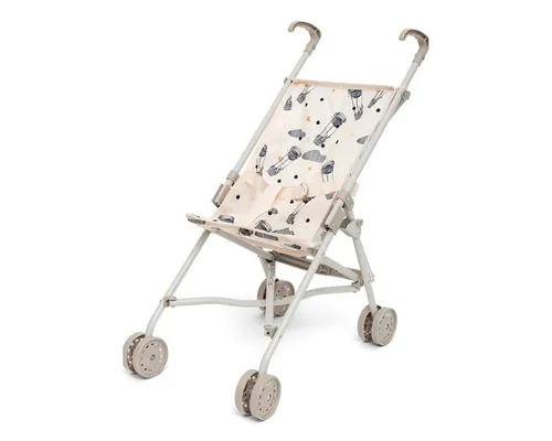 Skrållan Puppenwagen Heißluftballon - Standard-Puppenwagen aus robustem Kunststoff und Metall, ideal für Kinder ab 3 Jahren. Fördert das Rollenspiel und die Kreativität.