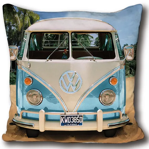 VW Volkswagen T1 Bulli Kissen 084 40 x 40 cm Autokissen Reisekissen Kopfkissen