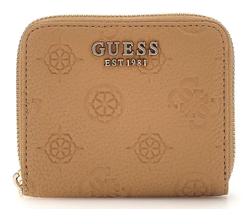 Guess Geldbörse SLG Zip Around Wallet in beige von GUESS