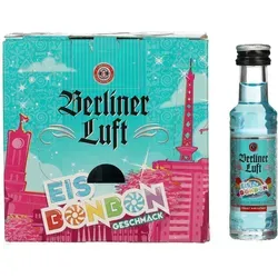 Berliner Luft EISBONBON - Frischer Pfefferminzlikör 18% Vol. - Likör & Kräuterschnaps, erfrischender Minzgeschmack kombiniert mit süßer Eisbonbon-Note, ideal für Shots und Cocktails.