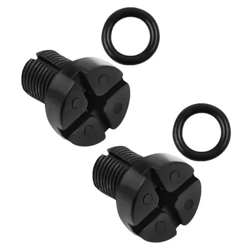 Wai Danie 2Stk Entlüftungsschraube Wasserschlauch Ablassschraube Kompatibel mit BMW 3er-Serie E30 E36 E46 E90 Kühler Ablassschraube 17111712788 11537793373 17110141325 Kühlmittel Ausgleichsbehälter