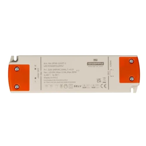 kalb | Vareo LED Netzteil, TRIAC dimmbar, 12VDC/24VDC, 30W/75W - Zuverlässiges LED Netzteil mit TRIAC-Dimmung für flexibles Lichtmanagement. Flackerfreier Betrieb und kompakte Maße ermöglichen einfache Integration in Möbel und Leisten.