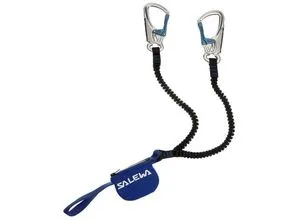 SALEWA Schlosserei SET VIA FERRATA PREMIUM ATTAC - Klettersteigset für höchste Sicherheit und Komfort, ideal für Anfänger und Profis, mit selbstverriegelnden Karabinern und dämpfendem Bandfalldämpfer.