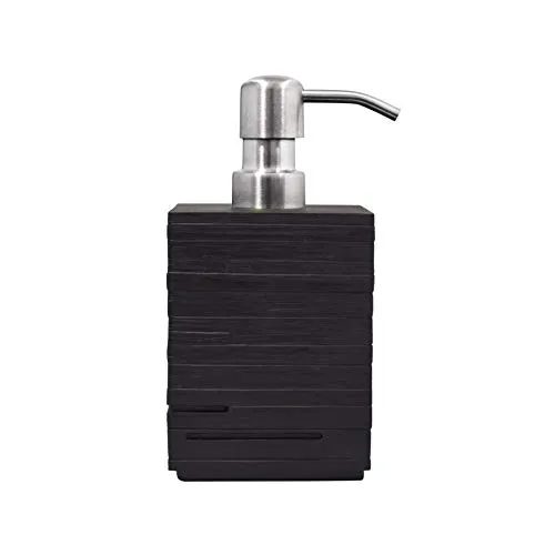 Ridder Seifenspender Brick, 430 ml schwarz in schwarz von Ridder