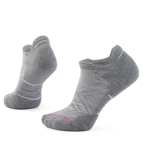 Smartwool Damen Run Targeted Cushion Low Ankle Socken, Lightgreywhite, M