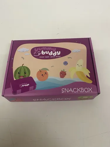 Kinder Brotdose mit 6 Fächern u. Klick-Verschluss Vesperdose Snackbox Lunchbox