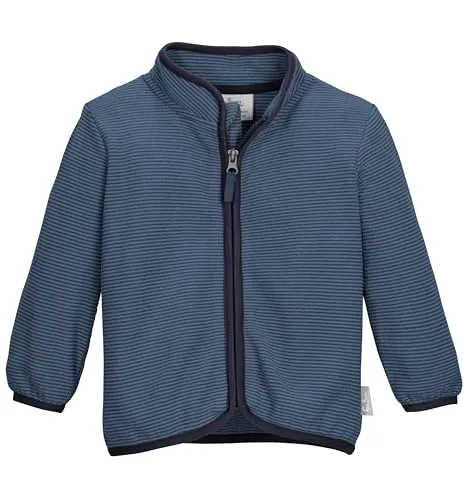 first instinct by killtec Unisex Baby Fiow 49 Mns Flc Jckt Fleecejacke Mit Stehkragen, Denim Dunkelpetrol, 98-104 EU