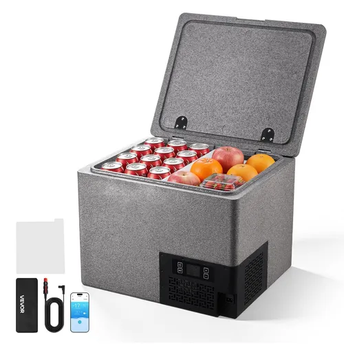 VEVOR Kühlbox 40 L – Ultraleichter Auto Kühlschrank mit App-Steuerung