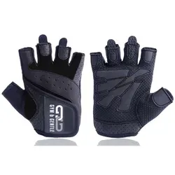 Gym & Gentle Trainingshandschuhe Fitnesshandschuhe für Damen - Schutz für Frauen beim Sport/Kraftsport schwarz M