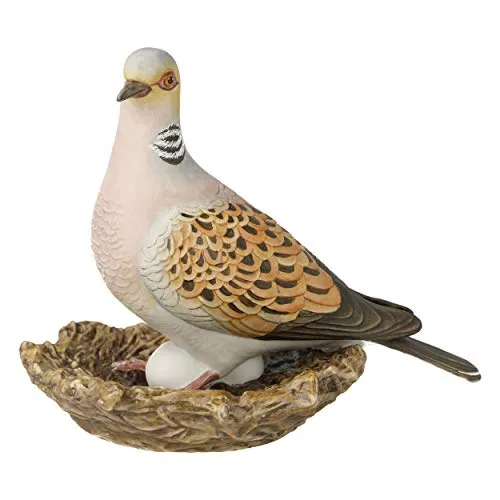 Goebel Vogel des Jahres 2020 - Turteltaube 14 cm - Figuren, Skulpturen & Statuen - Dekorative Porzellanfigur, handbemalt, ideal für Tierliebhaber und Naturliebhaber, Höhe: 14 cm.