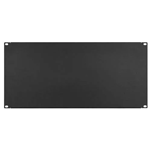 Stalflex Blindplatte 2U für 19 Zoll Fachboden - Blindplatte zur Rackmontage für Computer- & Server-Racks - Serverschrank Filler für Netzwerkschrank - aus massivem Stahl