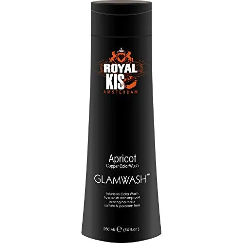 Royal KIS GlamWash Copper 250ml - Haarfarbe mit intensivem Kupferton - Haarfarben - Intensiv pflegende Formel für strahlenden Glanz und langanhaltende Farbbrillanz.