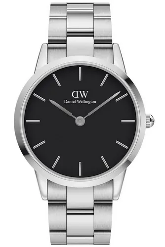 DANIEL WELLINGTON Iconic Link DW00100342 Silver Black von Daniel Wellington