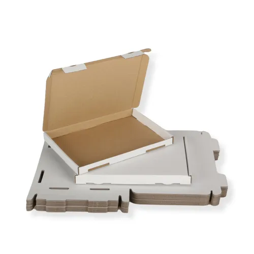 St. Großbriefkarton 350 x 250 x 20 mm DIN A4 weiß Warensendung Faltkarton 20