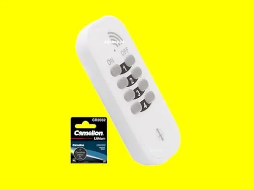 Funk Mini-Handsender ITS-10/W+CR2032 | JK-ITS-10W | Kompatibel mit selbstlernenden Intertechno-Empfängern