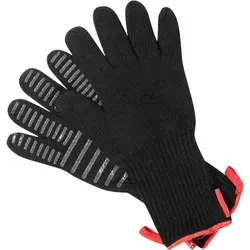 Barbecook Hitzebeständige Grillhandschuhe, Premium BBQ Handschuhe in Schwarz, 33 cm