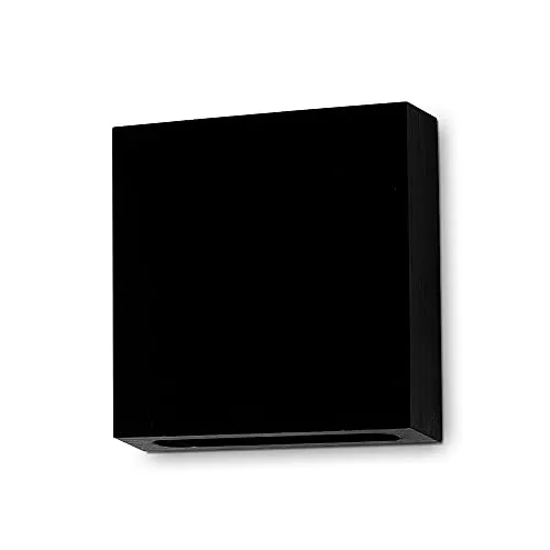 Kwazar Luminaire LED Wandleuchte 1W Neutralweiß Mini Wandlampe LEDia.11 Modern Flur Beleuchtung 230V Schwarz Up Down Schlafzimmerlampe