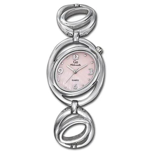 Girl Only Mademoiselle Armbanduhr Silber - Damen Analog-Quarzuhr UGO694777 - Stylische Damen-Armbanduhr aus der Girl Only Mademoiselle Kollektion. Mit elegantem Metallarmband und auffälligem pinkem Zifferblatt, ideal für modebewusste Frauen.