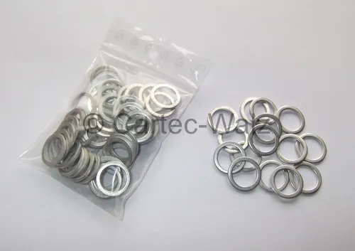 STÜCK Aluminiumring Alu Dichtring Dichtung AL 14x18x1,5mm DIN7603 Form A 100