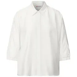 STREET ONE Damen 3411823 Dolman Hemdbluse, Off White, 38