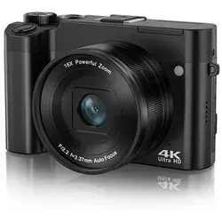 4K-Doppelobjektivkamera mit Touchscreen und 32 GB-Speicherkarte