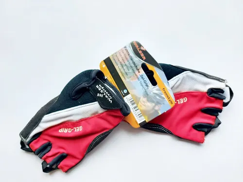 Walser Handschuhe Radhandschuhe Fahrradhandschuhe Gel-Grip Halbfinger Gr: M