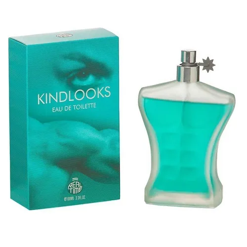 Real Time Kindlooks For Men Eau de Toilette 100ml - Hochwertiger Herrenduft mit frischen Noten, ideal für den modernen Mann, der seinen Stil unterstreichen möchte.