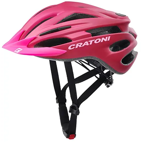 Cratoni Fahrradhelm Pacer – Leichter Allround-Helm - Fahrradhelme – Der Cratoni Pacer ist ein sportlicher, kompakter Helm mit nur 230g, ideal für vielseitige Einsätze und in vielen Farben erhältlich. Optional mit Rücklicht für zusätzliche Sicherheit.