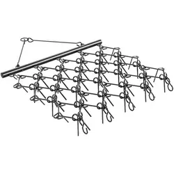 VEVOR Wiesenegge - ATV-Rasenrechen 178x147cm - Landwirtschaftstechnik mit robustem Design für hervorragende Leistung, breite Abdeckung und einfache Montage – ideal für die Pflege von Wiesen und Feldern.