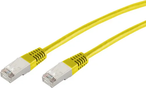 Patchkabel cat. 5e SF/UTP gelb 10m