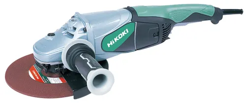 HiKOKI G23MRUA Winkelschleifer 230mm - Winkelschleifer mit 2500 W Leistung und flachem Getriebekopf für Arbeiten in engen Stellen. Inklusive Zubehör wie Schutzhaube und Antivibrationshandgriff für komfortables Arbeiten.