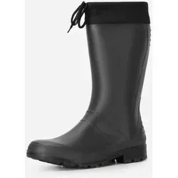 Ladeheid Damen und Herren PVC Gummistiefel LA-958 - Gummistiefel in Größe 38, schwarz und wasserfest aus 100% PVC, ideal für Regenwetter und Outdoor-Aktivitäten.