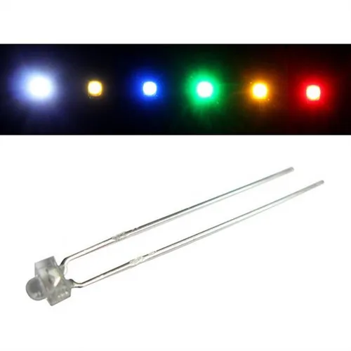50x Superhelle LEDs 1,8mm Grün 20mA 3,2V 4000…5000mcd 30° Konventionelle LED